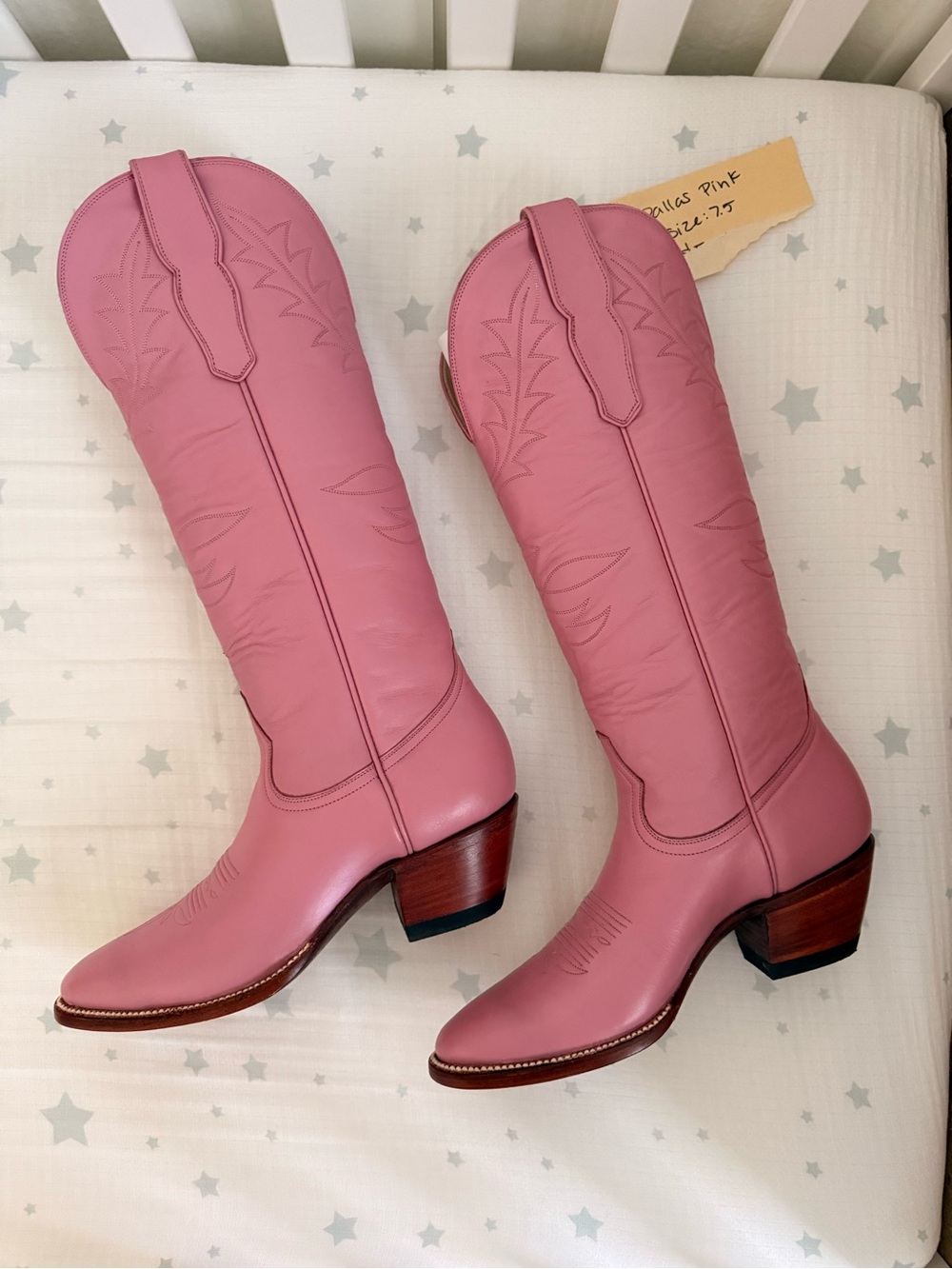 City Boots the Dallas Pink Boots